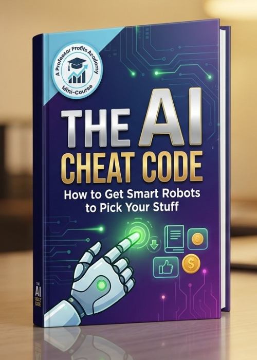 The AI Cheat Code: How to Get Smart Robots to Pick Your Stuff ​A Professor Profits Academy Mini-Course